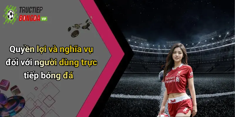 Quyền lợi và nghĩa vụ đối với người dùng trực tiếp bóng đá