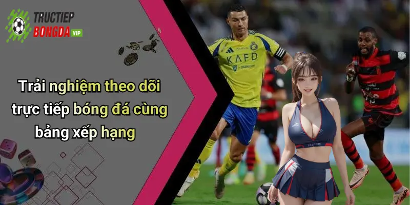 Trải nghiệm theo dõi trực tiếp bóng đá cùng bảng xếp hạng
