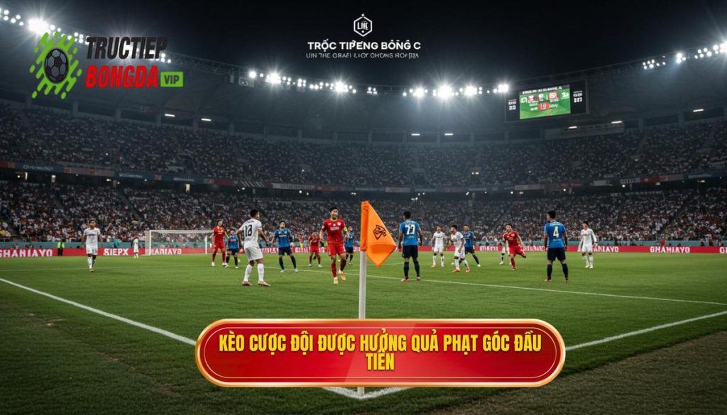 Kèo cược đội được hưởng quả phạt góc đầu tiên