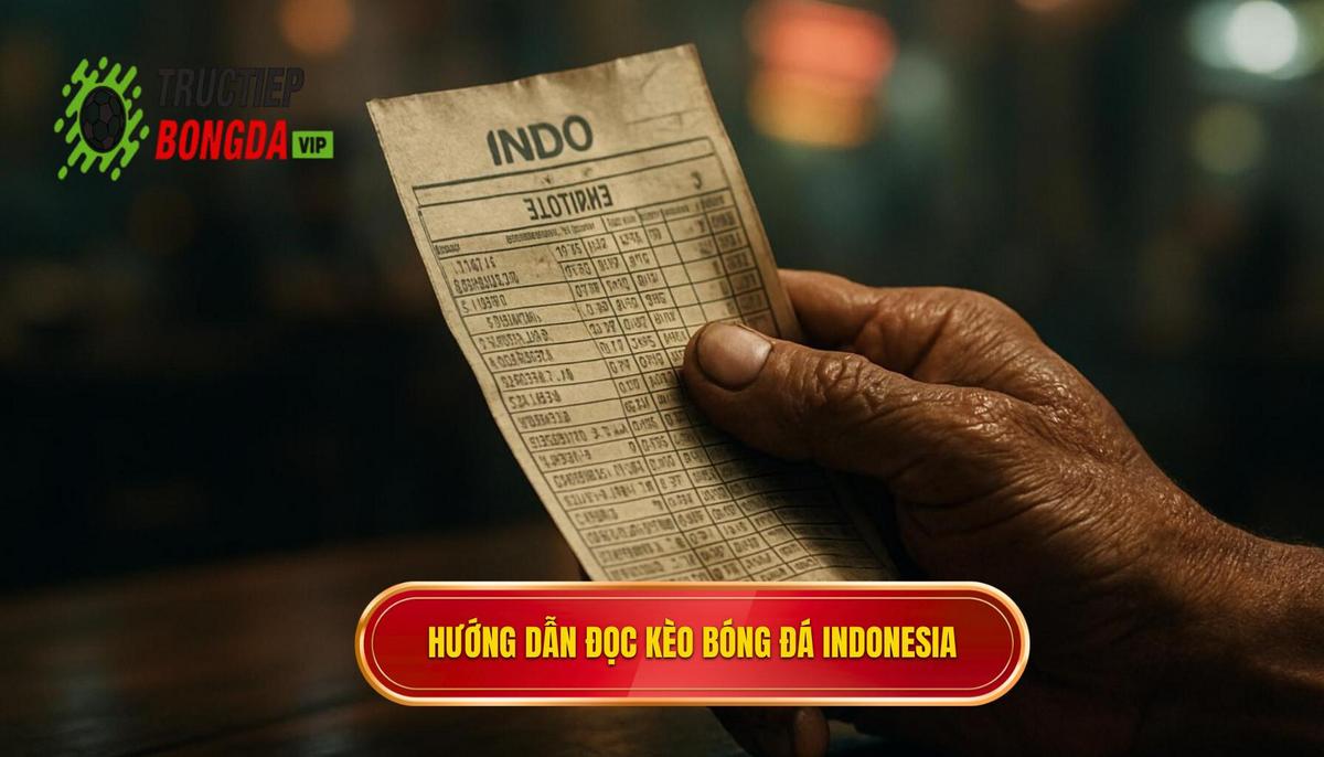 Cách đọc kèo bóng đá theo tỷ lệ Indonesia chi tiết