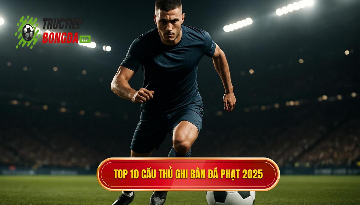 Danh sách Top 10 Cầu Thủ Ghi Bàn Từ Đá Phạt Trực Tiếp 2025
