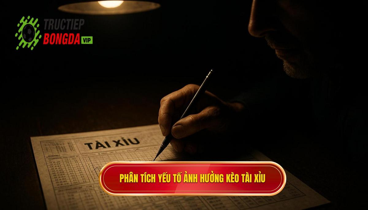 Phân Tích Chuyên Sâu Yếu Tố Ảnh Hưởng Đến Kèo Tài Xỉu 3.5 Hiệp 2