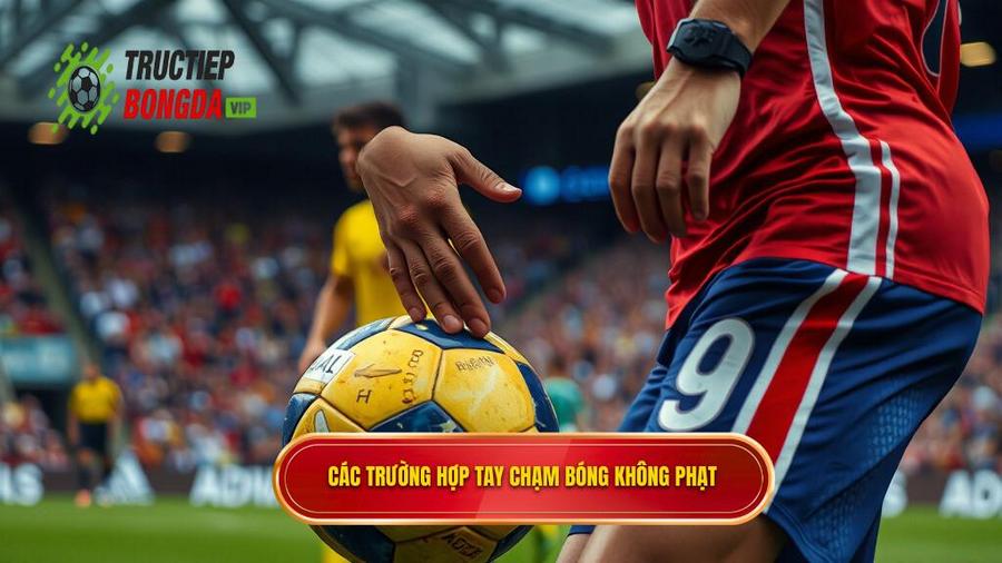 2. Các trường hợp tay chạm bóng không phạt