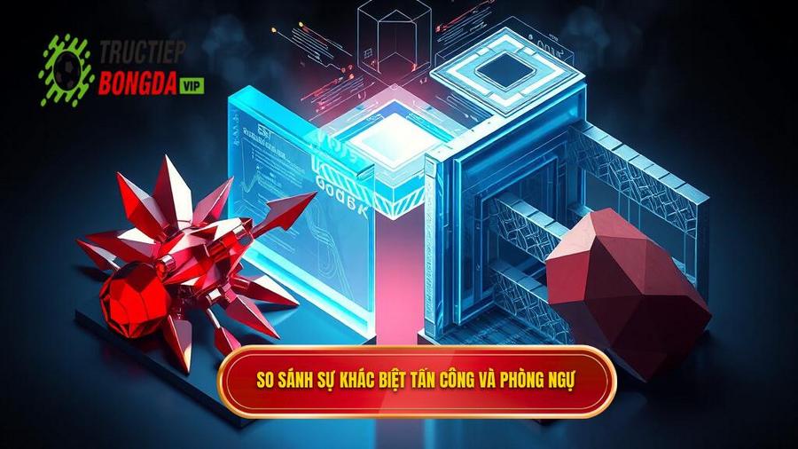 3. So sánh sự khác biệt tấn công và phòng ngự