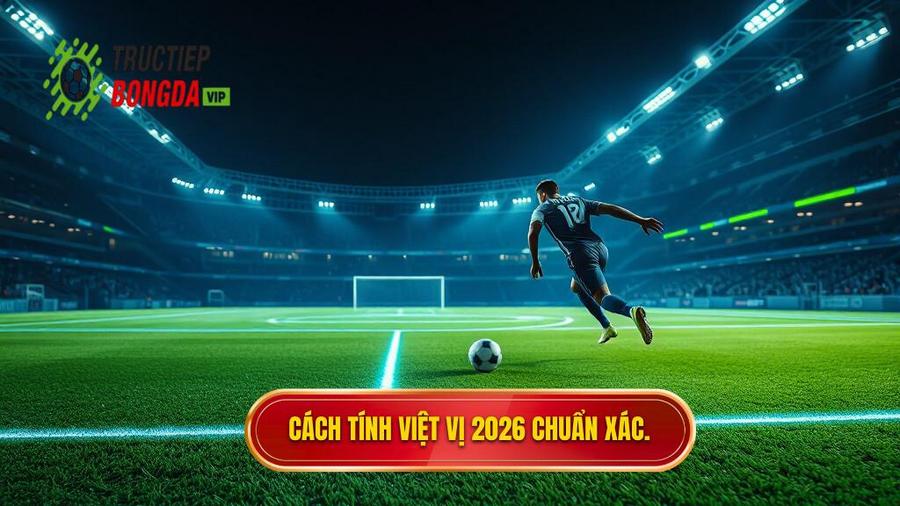 Cách tính việt vị 2026 chuẩn xác.