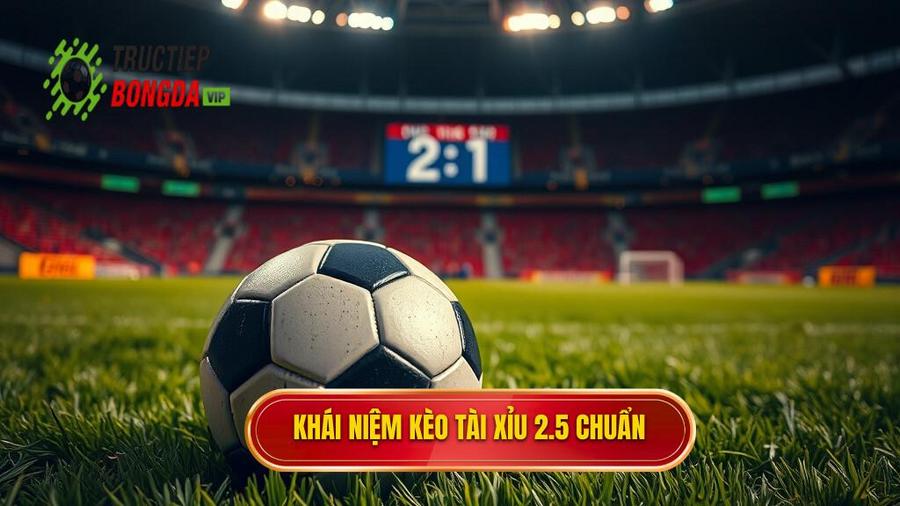 Khái niệm kèo tài xỉu 2.5 chuẩn