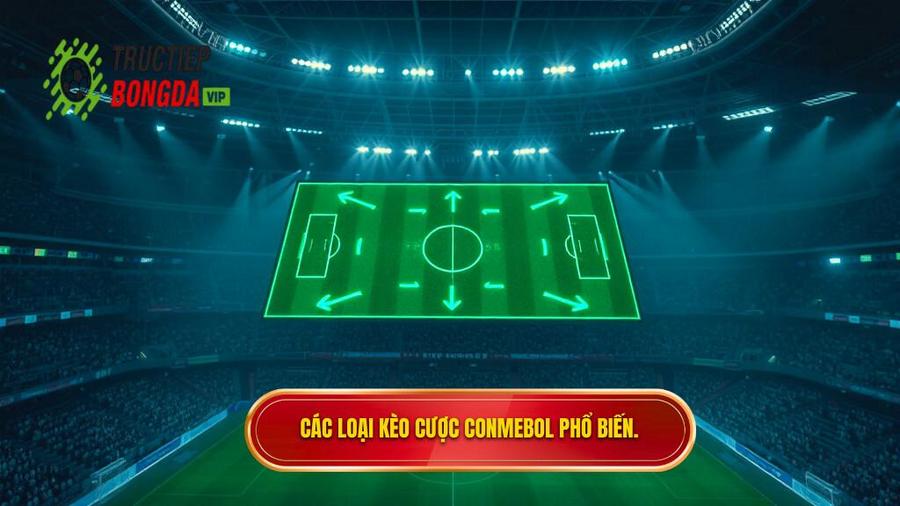 Các loại kèo cược CONMEBOL phổ biến