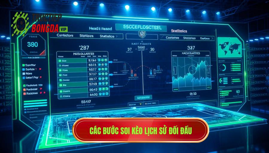Các bước soi kèo lịch sử đối đầu